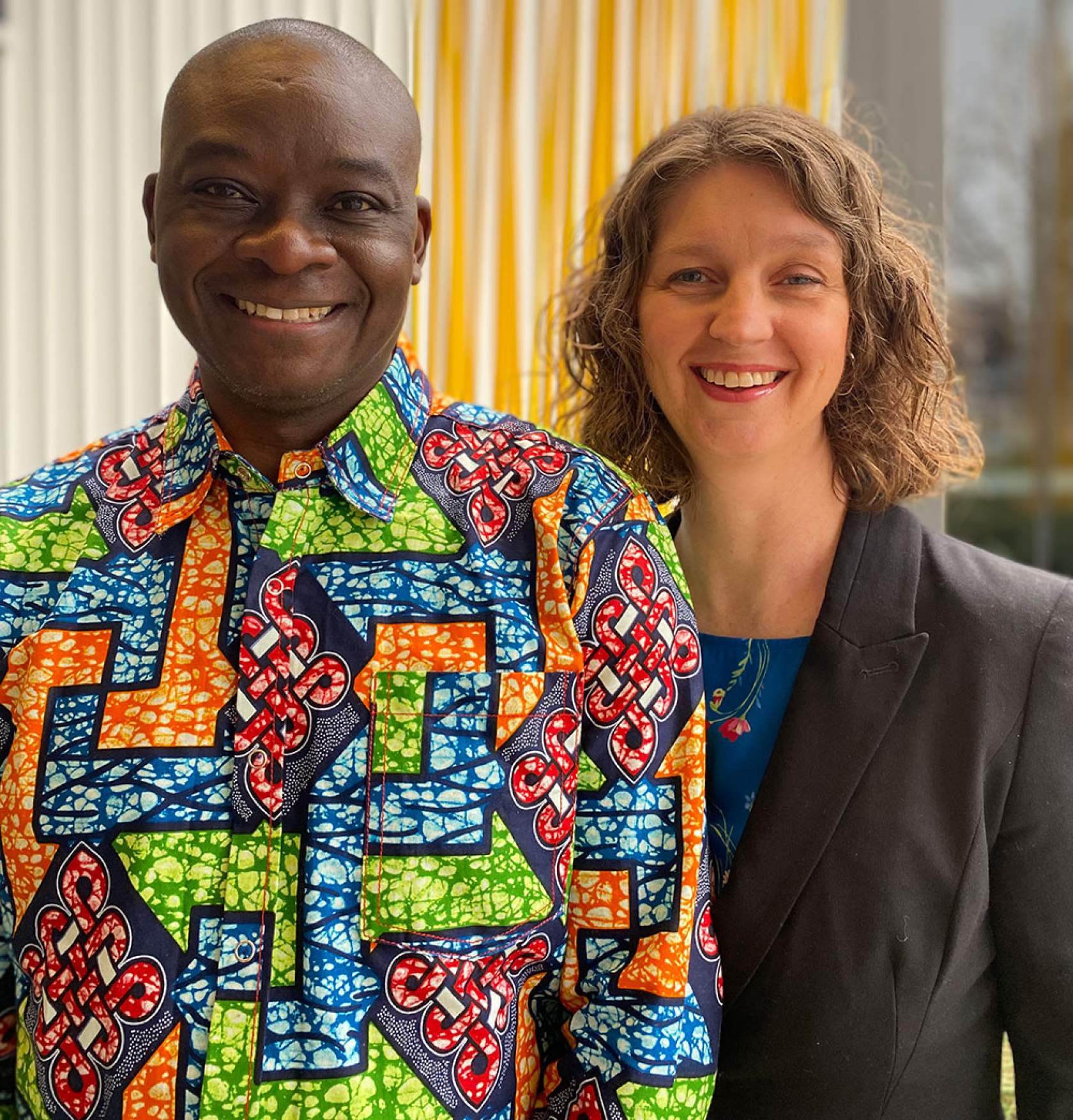 Patrick and Rebecca Lubilanji, founders of Harvest Hope Africa and Lolendo Collections